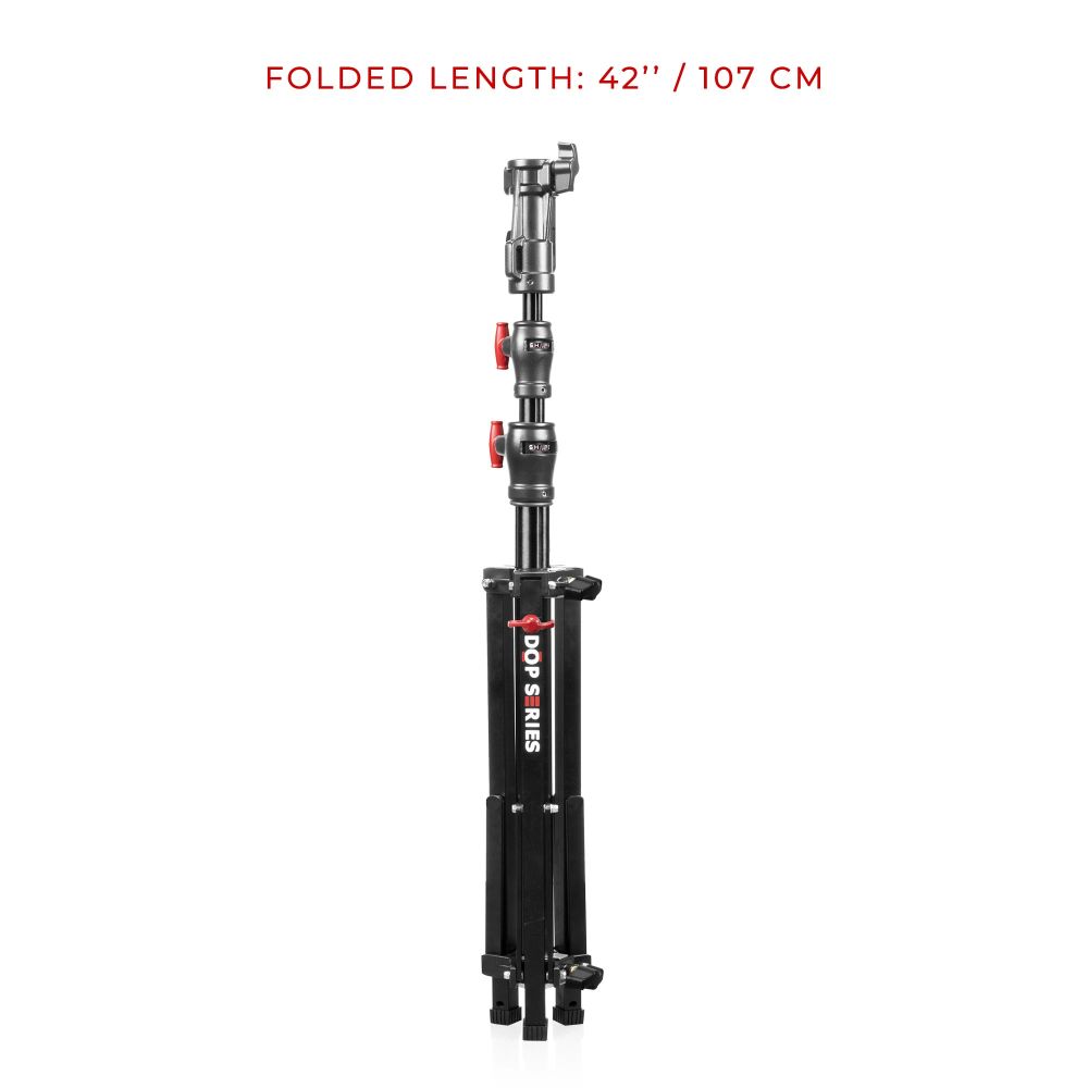 Shape Low Boy Supporto per riser doppio nero/cromato 6,4'