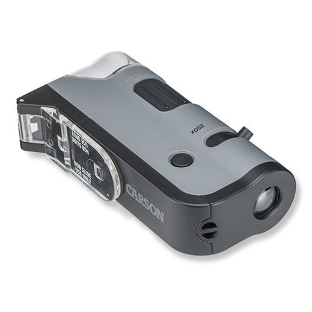 Carson Microscopio portatile MP-250 MicroFlip 100-250x con adattatore per smartphone