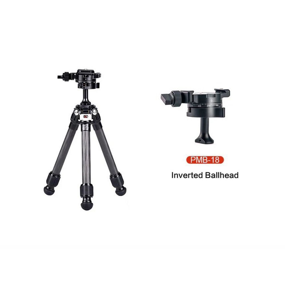 Sunwayfoto T16C20NII-T2 Treppiede macro con testa a sfera PMB18