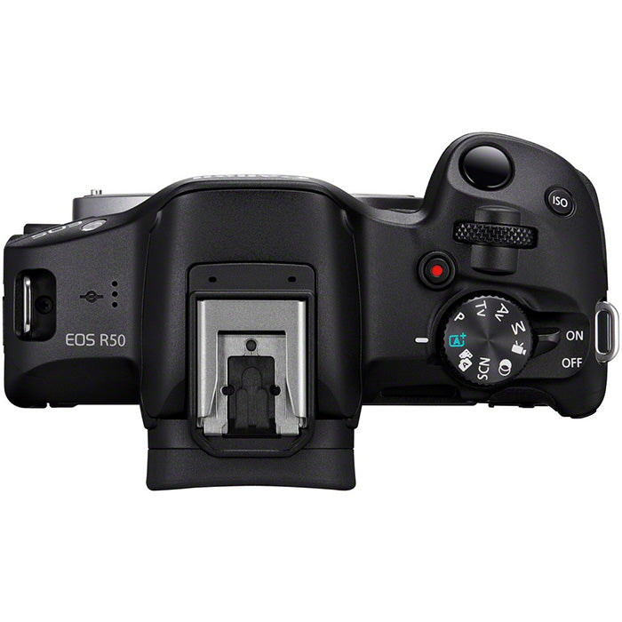 Canon EOS R50 nero + RF-S 18-45mm IS STM Starter Kit