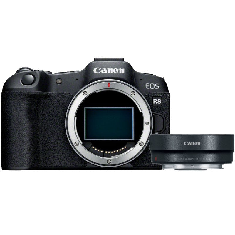 Canon EOS R8 + EF - RF adattatore baionetta