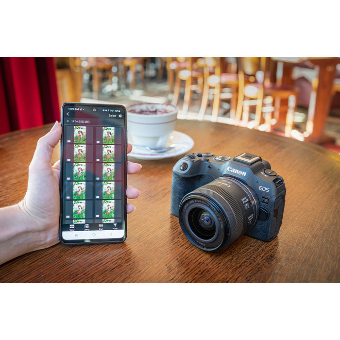 Canon EOS R8 + EF - RF adattatore baionetta