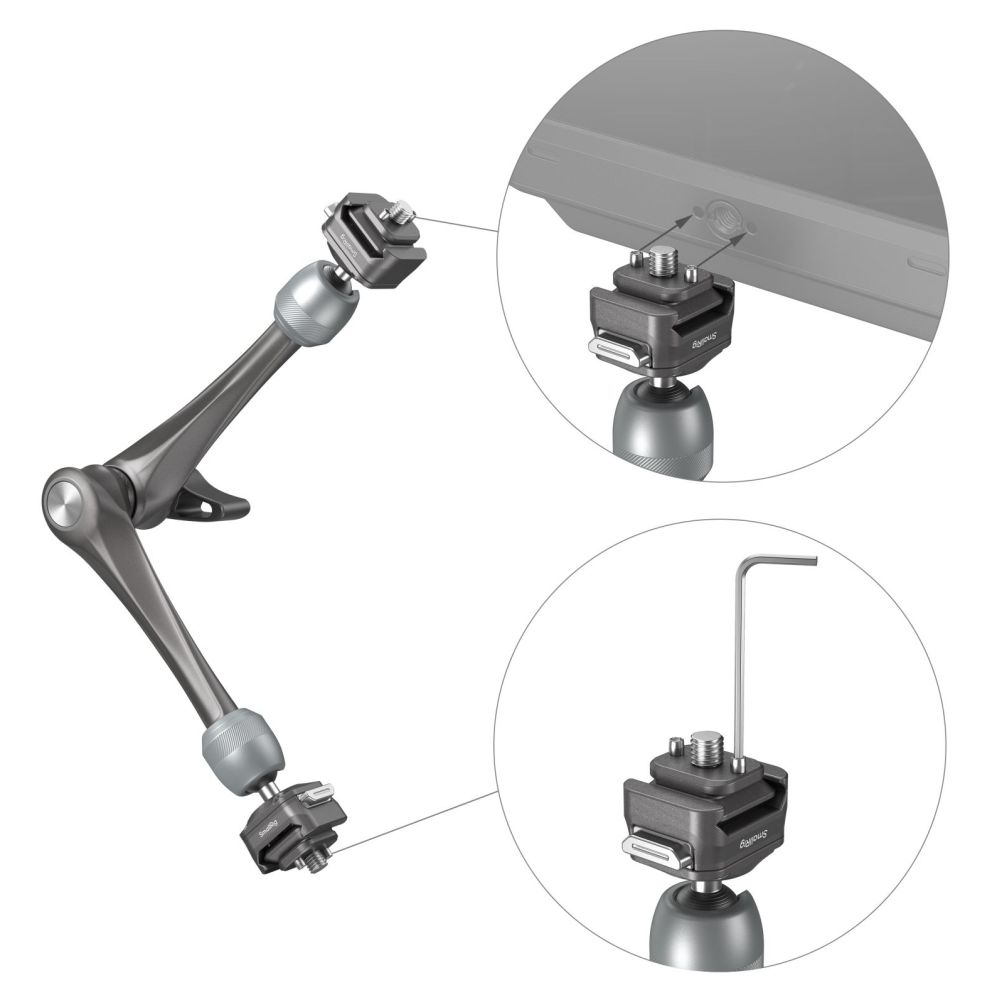 SmallRig HawkLock H21 Braccio magico per rosette a sgancio rapido (11") 4489