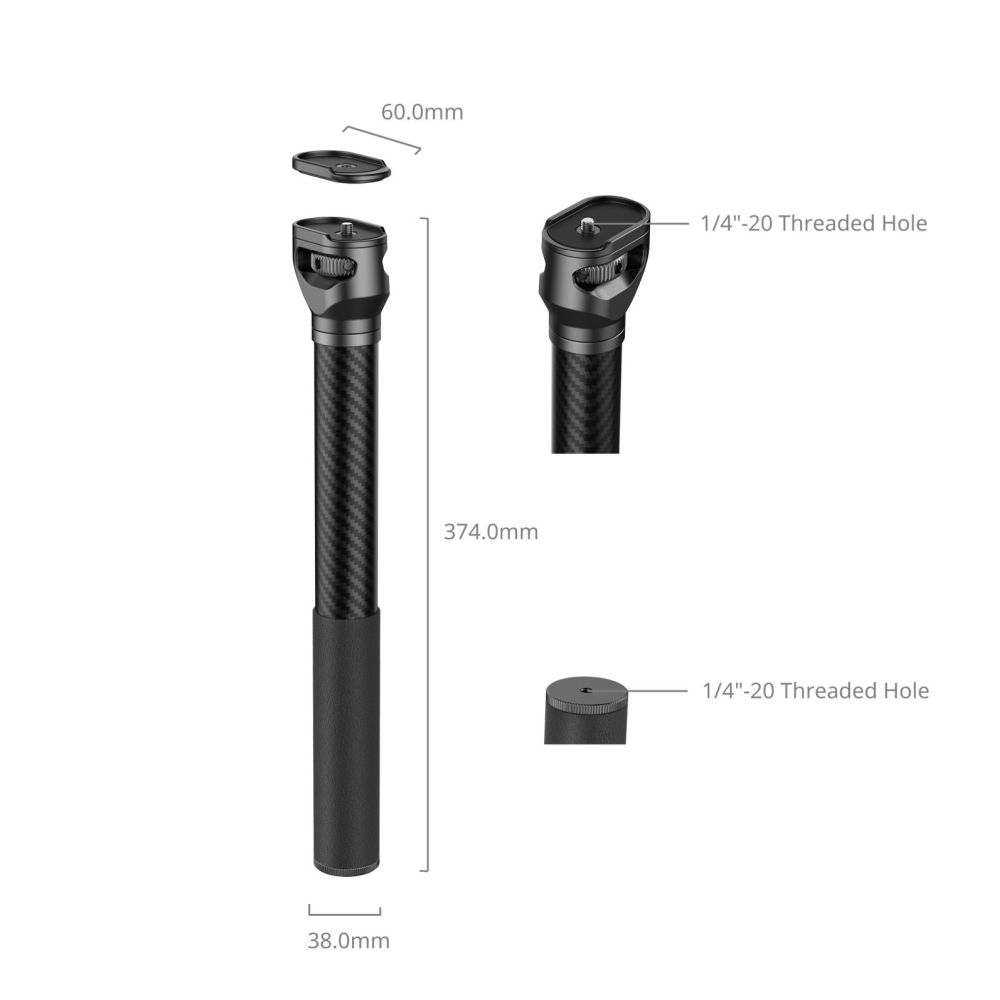 SmallRig 4378 Braccio di estensione per lo stabilizzatore DJI 4378