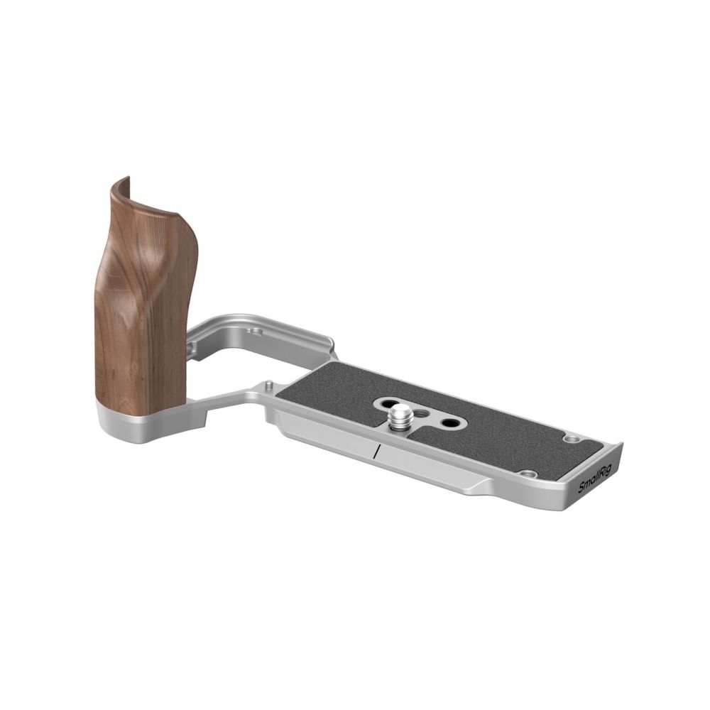 SmallRig Piastra di montaggio a L con impugnatura in legno per Sony Alpha 7C II / Alpha 7CR 4796