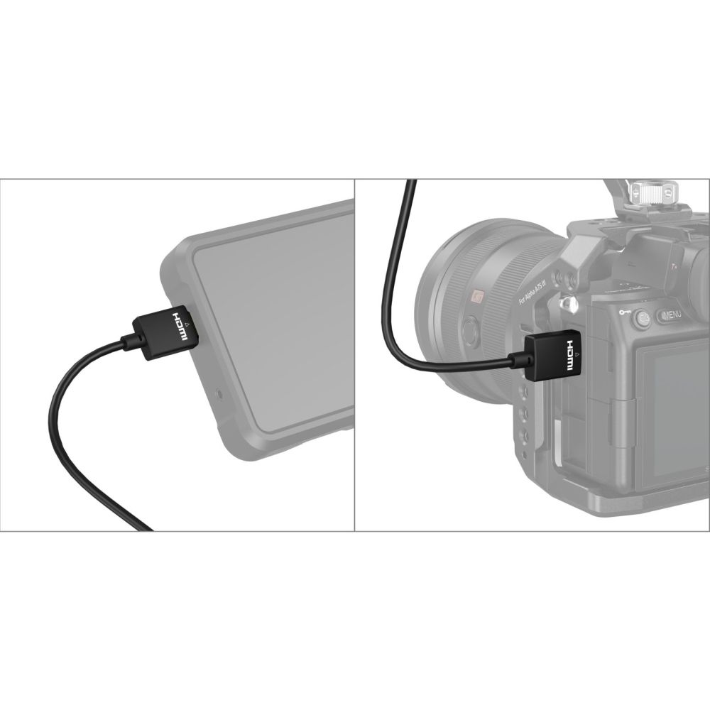 SmallRig Cavo dati HDMI 4K ultra-sottile (da A ad A) (100 cm) 4794