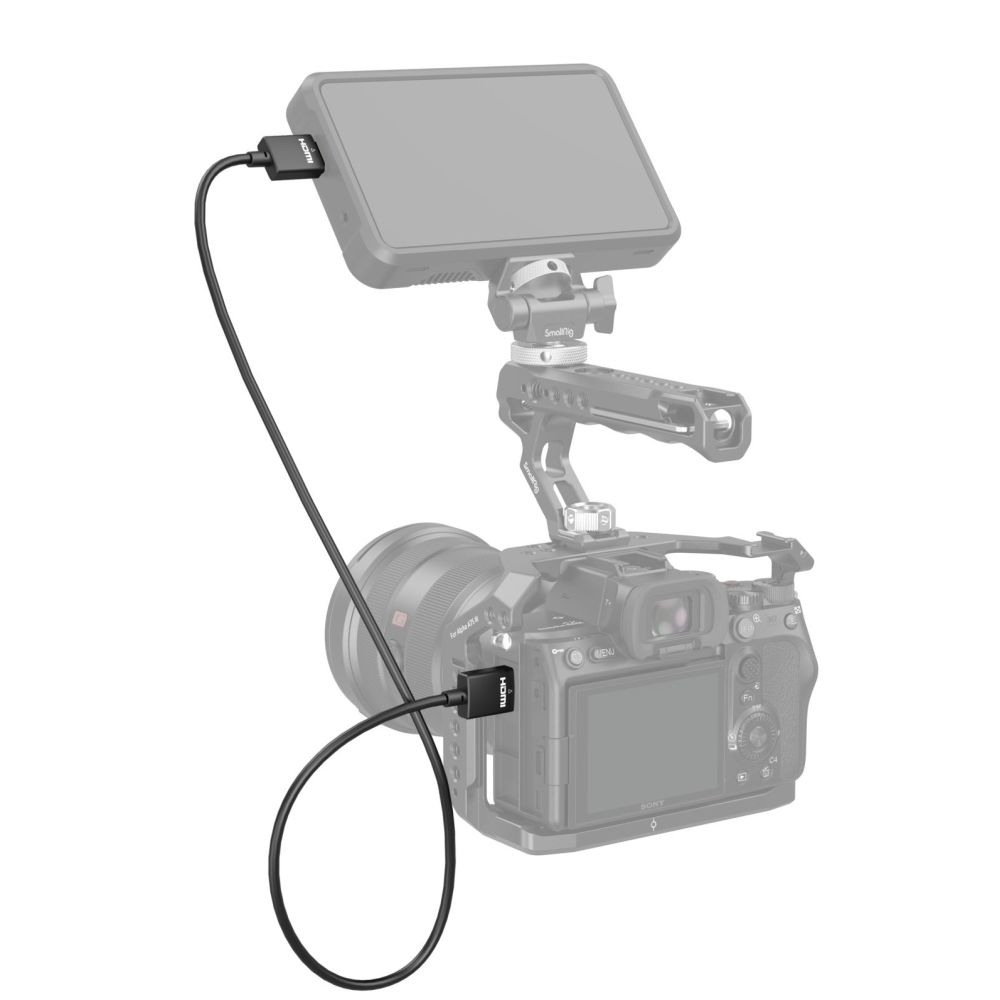 SmallRig Cavo dati HDMI 4K ultra-sottile (da A ad A) (100 cm) 4794