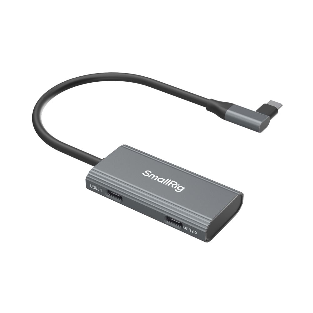 SmallRig Hub USB-C 4-in-1 PD 100W / USB-C 3.1 / USB-C 2.0 con adattatore audio x 2 4598