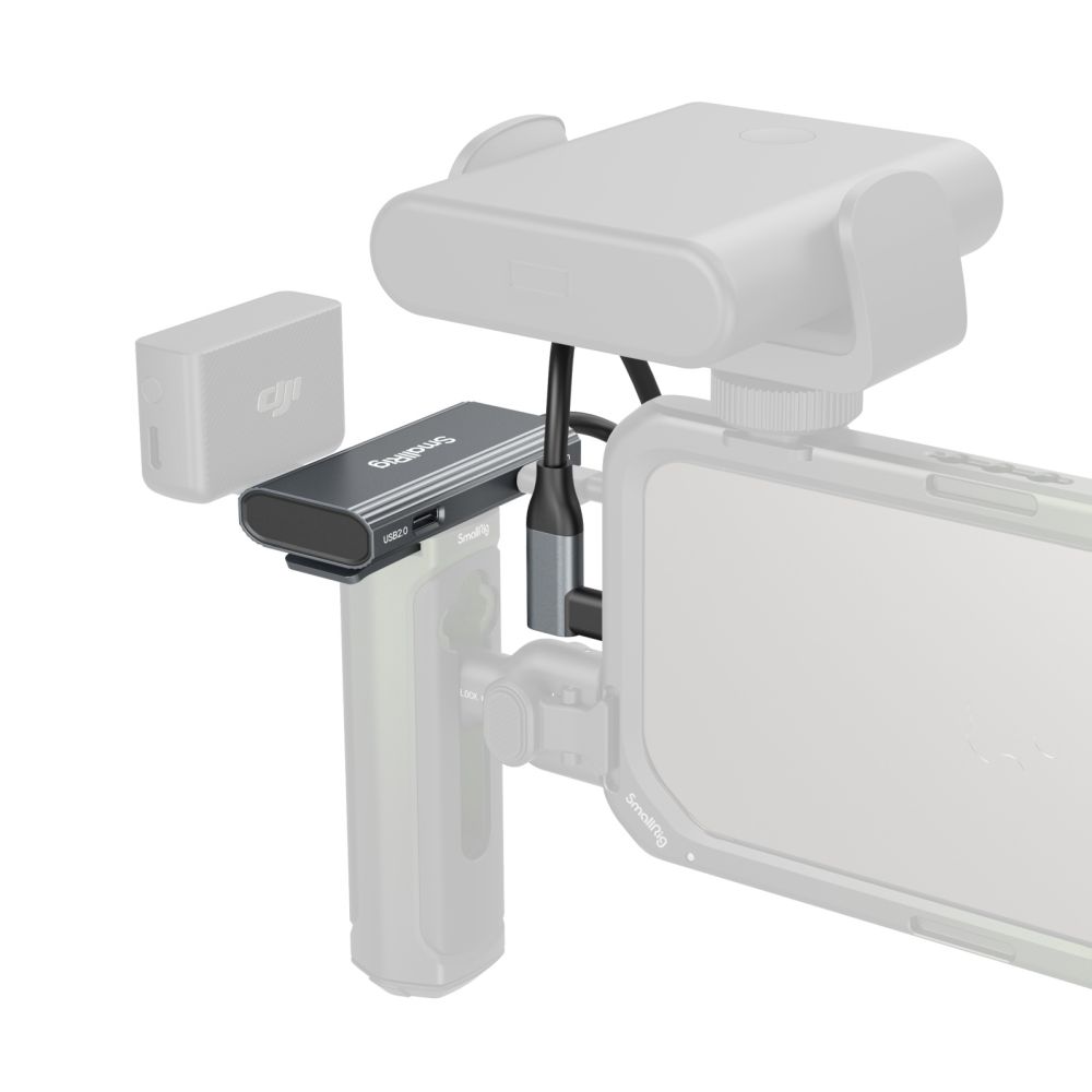SmallRig Hub USB-C 4-in-1 PD 100W / USB-C 3.1 / USB-C 2.0 con adattatore audio x 2 4598