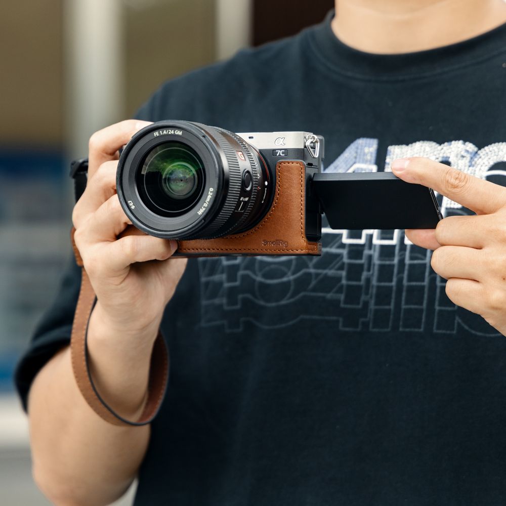 SmallRig Kit custodia in pelle per Sony Alpha 7C II / Alpha 7CR 5015