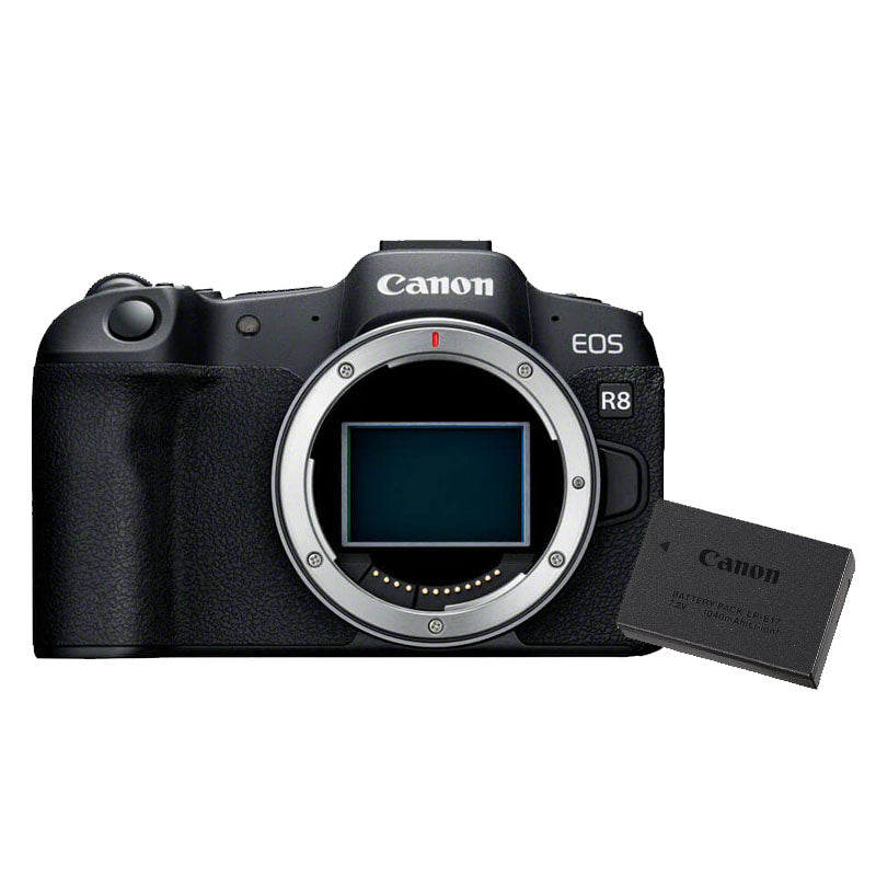 Canon EOS R8 Kit fotocamera + batteria LP-E17