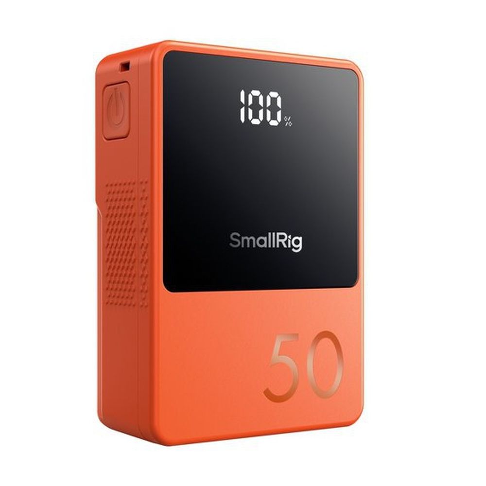 SmallRig 4871 VB50 mini batteria V-Mount arancione