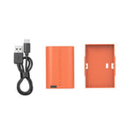 SmallRig 4968 LP-E6NH Batteria ricaricabile per fotocamera USB-C arancione