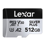 Lexar microSDXC Argento Plus UHS-1 512GB V30