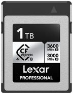 Lexar Professional Argento 4.0 Scheda CFexpress Type B R3600/W3300 MB/s – 1TB