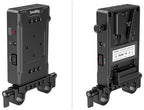 SmallRig 3498B Piastra adattatore per batteria V-Mount (versione base) con morsetto a doppia asta
