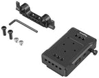 SmallRig 3498B Piastra adattatore per batteria V-Mount (versione base) con morsetto a doppia asta