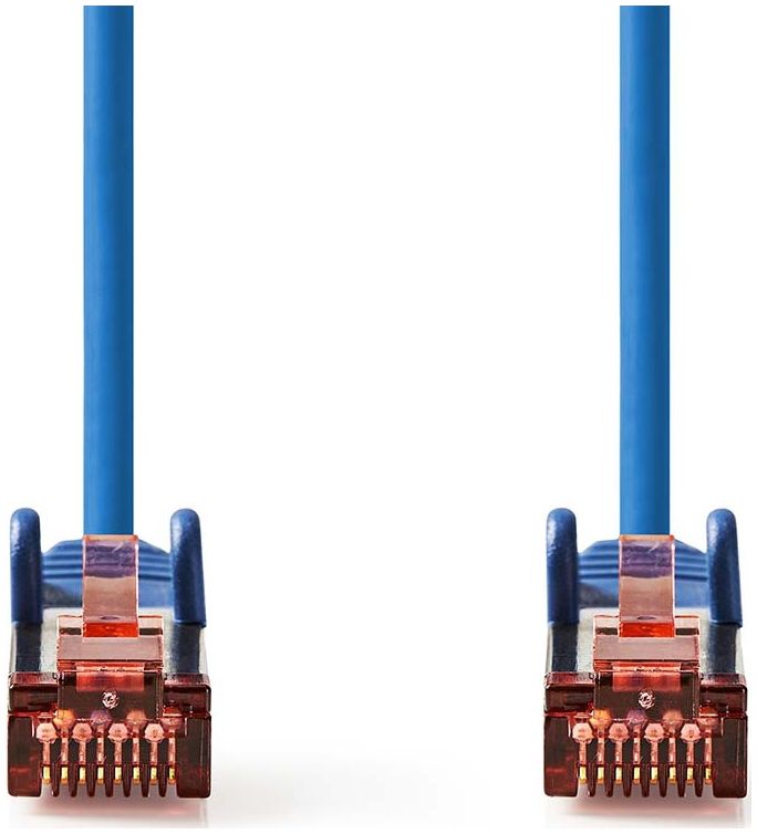 Nedis Cat6 S/FTP RJ45 Cavo di rete maschio - RJ45 maschio 1m blu