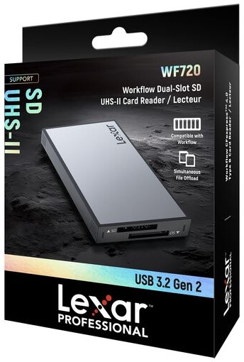 Lexar Workflow PRO Lettore SD Dual Slot UHS-II USB 3.2 Gen2