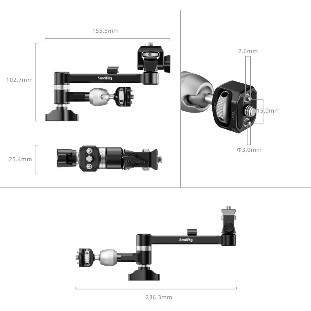SmallRig 5141 Supporto per braccio magico