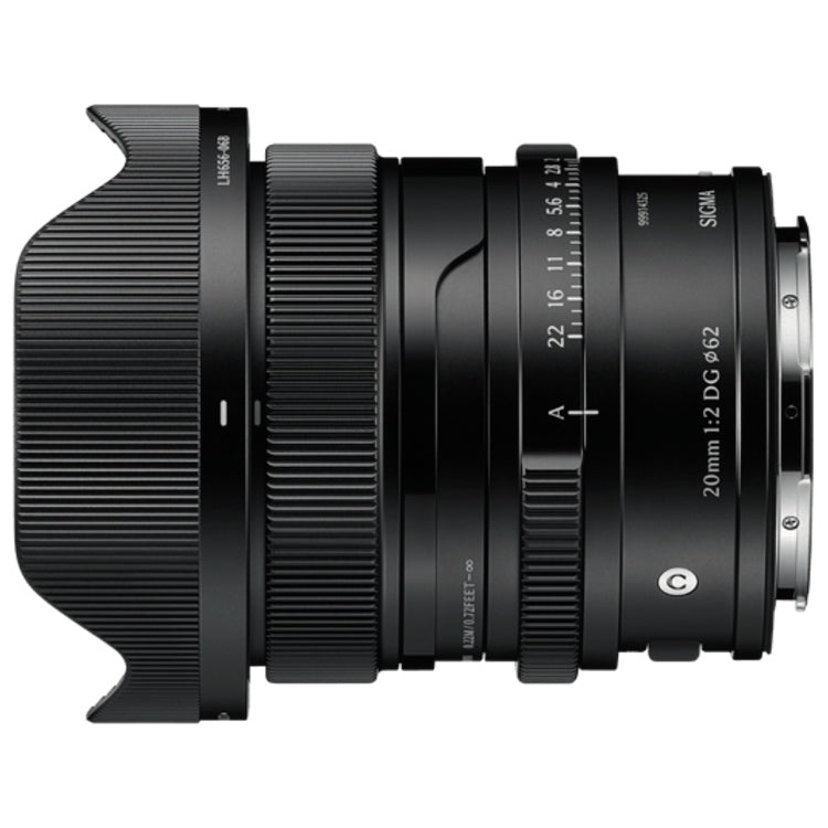 SIGMA 20mm f/2 DG Contemporary con attacco L - Nero