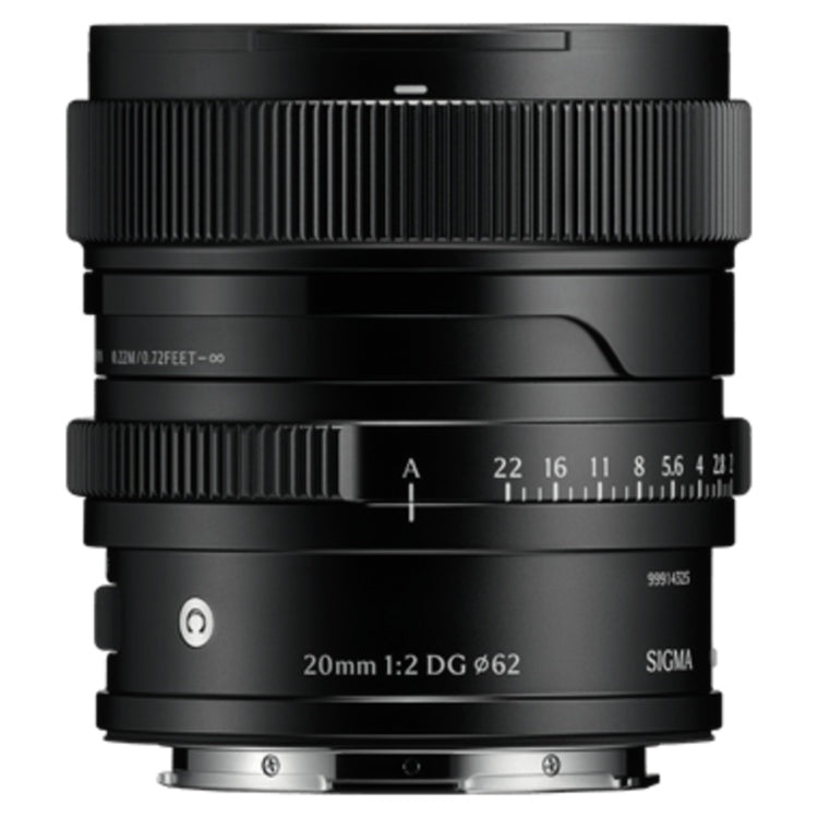 SIGMA 20mm f/2 DG Contemporary con attacco L - Nero