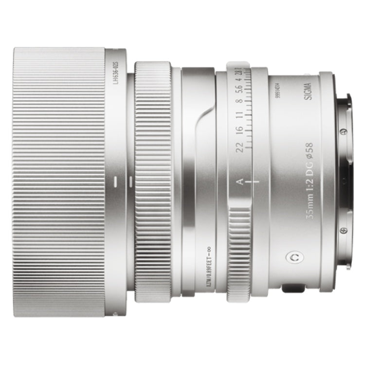 SIGMA 35mm f/2 DG Contemporary attacco L - Argento