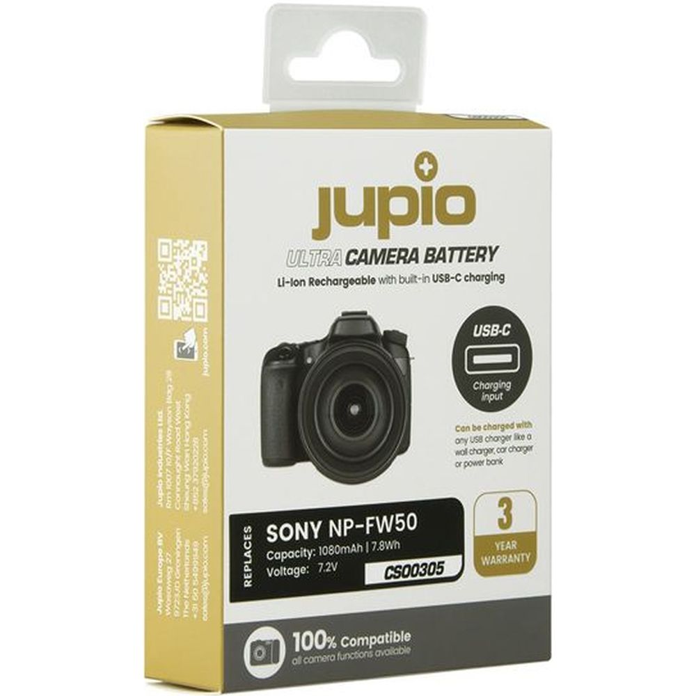 Jupio Sony NP-FW50 Batteria
