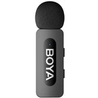 Boya BY-V20 V2.0 Microfono lavalier Wireless per USB-C - 2 x TX e 1 x RX