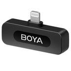 Boya BY-V2 V2.0 Wireless Lavalier Microfono per Lightning - 2 x TX e 1 x RX