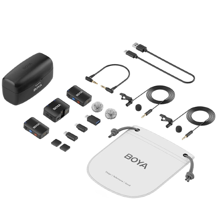 Boya Boyamic Wireless Lavalier Microfono Set
