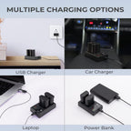 K&F Concept EN-EL15 Caricabatterie doppio USB-C