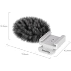 SmallRig 5434 Kit paravento peloso per Canon EOS R50 V (2 pezzi)