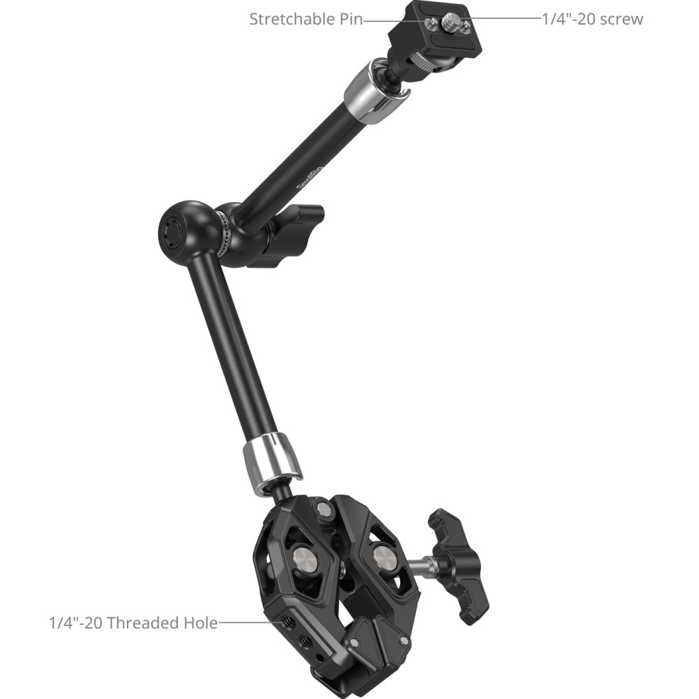 SmallRig 5312 Braccio magico con morsetto a forma di granchio