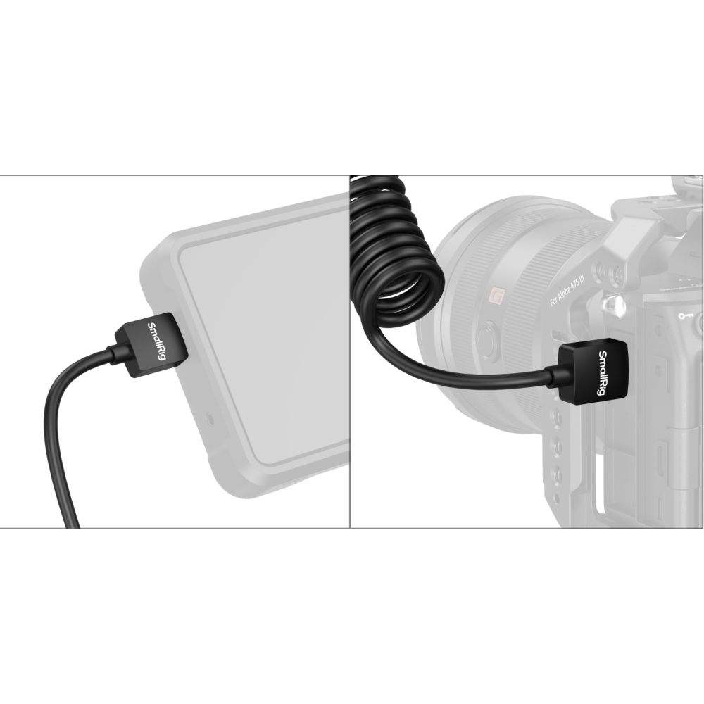 SmallRig 4963 Coiled HDMI Data Cable (A to A)