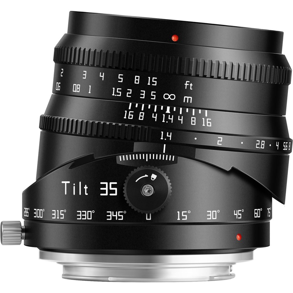 TTartisan APS-C Tilt 35mm f/1.4 Fuji X attacco Nero