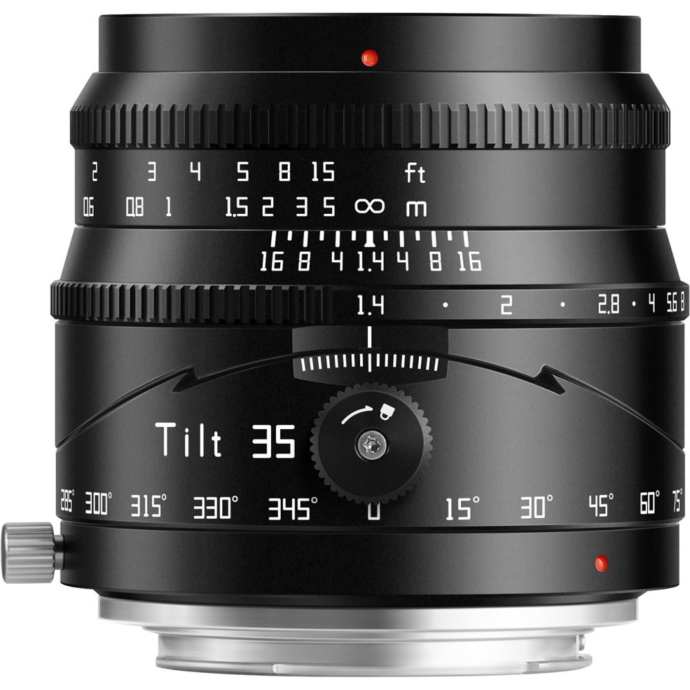 TTartisan APS-C Tilt 35mm f/1.4 Fuji X attacco Nero