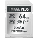 Lexar Image Plus SD Scheda UHS-I V30 R205/W150 MB/s - 64GB