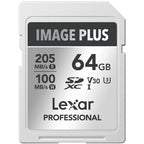 Lexar Image Plus SD Scheda UHS-I V30 R205/W150 MB/s - 64GB
