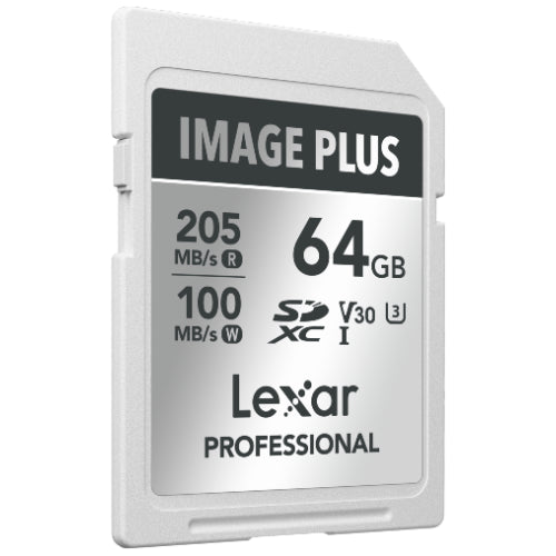 Lexar Image Plus SD Scheda UHS-I V30 R205/W150 MB/s - 64GB