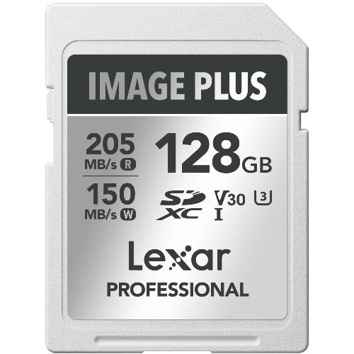 Lexar Image Plus Tarjeta SD UHS-I V30 R205/W150 MB/s - 128GB