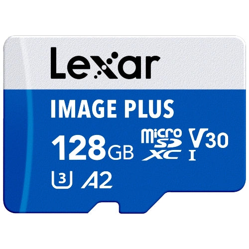 Lexar Image Plus Scheda MicroSD UHS-I V30 R100 MB/s - 128GB