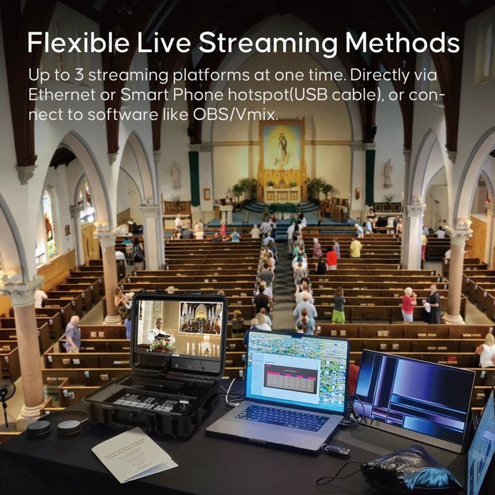 Osee Multicamera Kit per lo streaming live SDI e HDMI