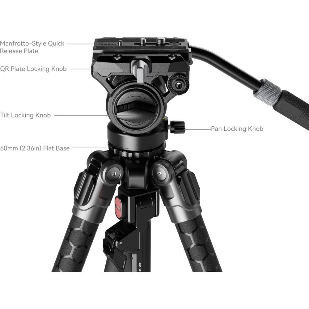 SmallRig 5305 x Patata Jet TRIBEX SE Treppiede idraulico