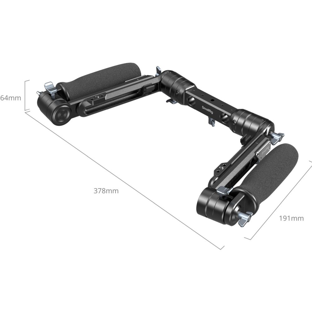 SmallRig 5205 Shoulder Rig Dual-Handle for 15mm LWS Rods