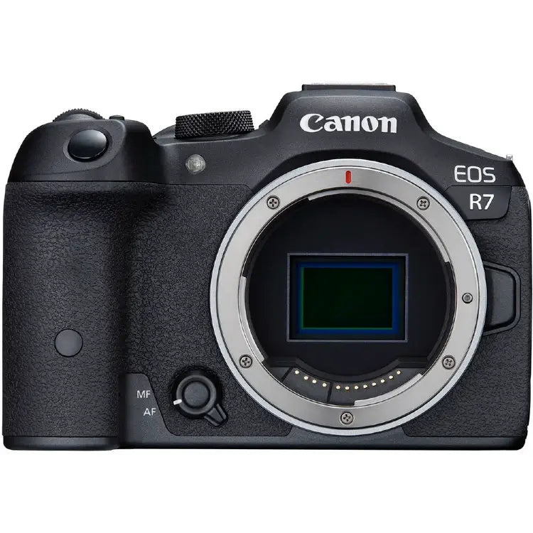 Canon EOS R7 + Sigma 18-50mm f/2.8 DC DN Canon RF Attacco + Canon DM-E1 Microfono stereo