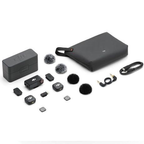 DJI Mic 3 (2 TX + 1 RX + Custodia di ricarica)