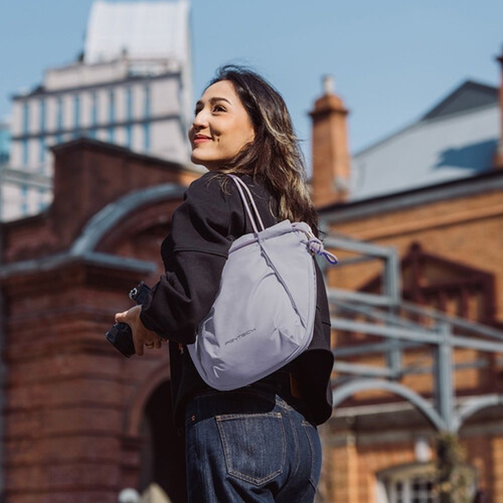 PGYTECH OneGo Borsa con tracolla in corda, lilla