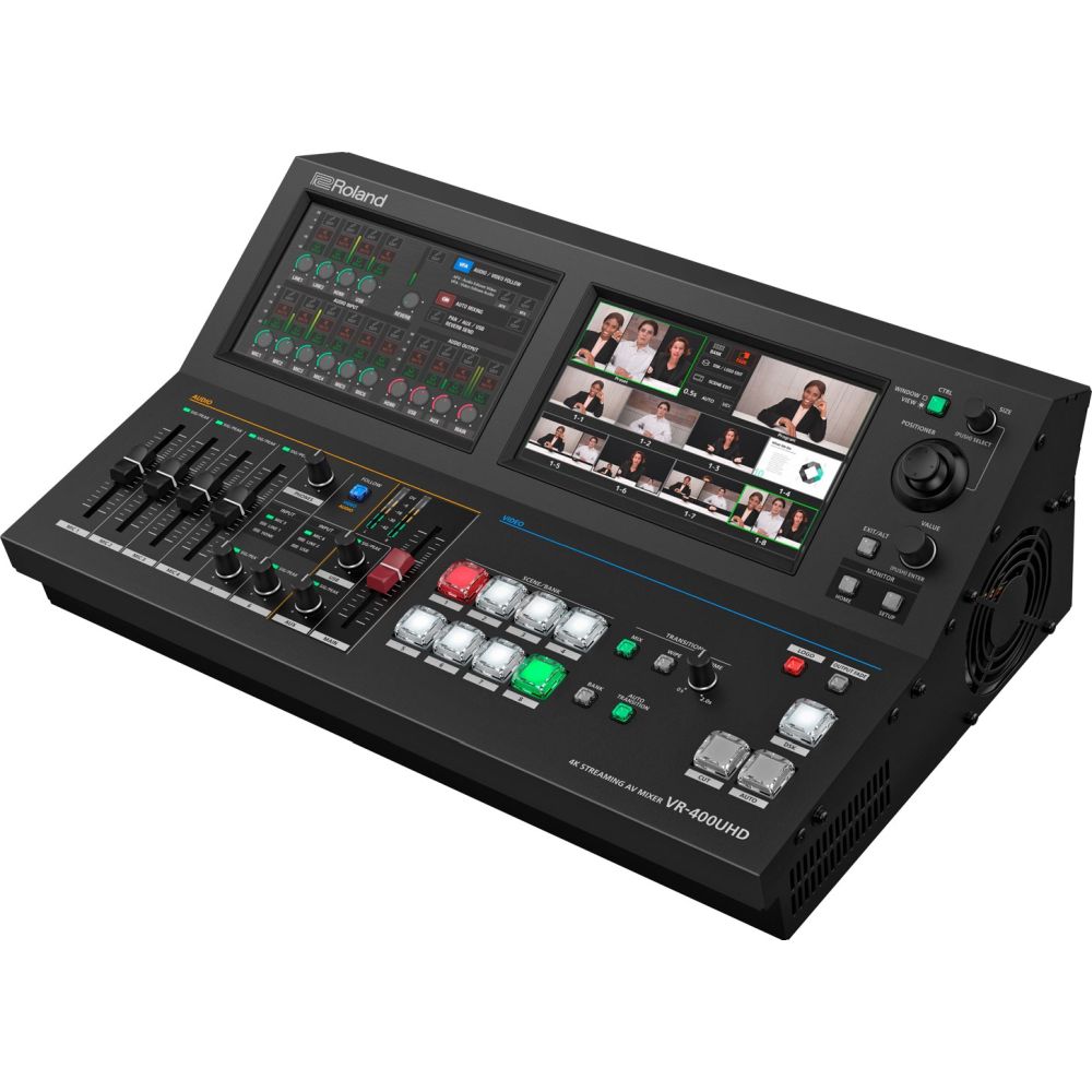 Roland VR-400UHD 4K Mixer streaming