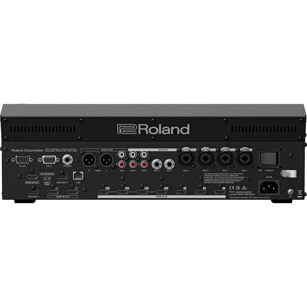 Roland VR-400UHD 4K Mixer streaming